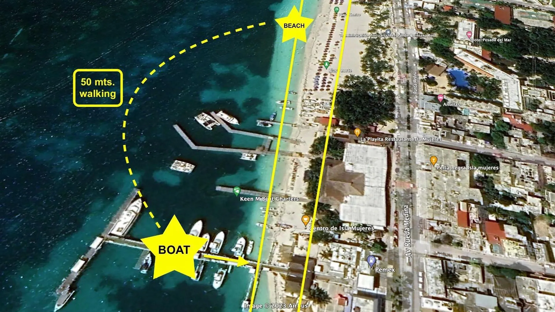 Botel Walk Barefoot To Beach! Two Bathrooms! Entire Private Sailboat Isla Mujeres